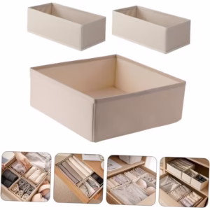 Beżowe Pudełka do Przechowywania